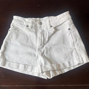 American Eagle Outfitters White Jean Shorts